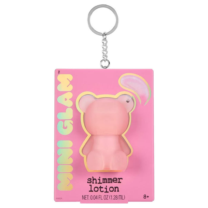 Mini Glam Bear Shimmer Lotion Shimmer Eyes Keychain