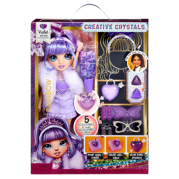 Rainbow High Creative Crystals Violet Fashion Doll