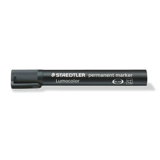 Staedtler Lumocolor Permanent Black Chisel Tip Marker 