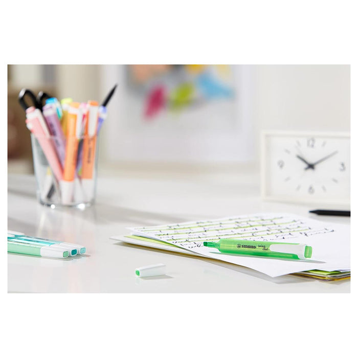 STABILO swing cool Highlighter Pens with Zip Case (14 Pack)