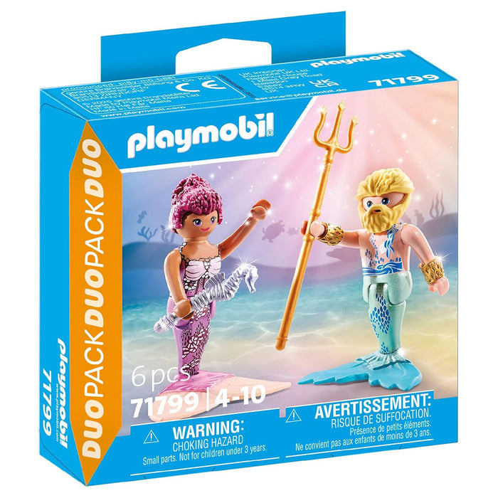 Playmobile DuoPack Mermaid and Triton Figures