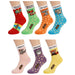 Jungly Kids Colourful Socks 7 Pairs Size UK 9-12
