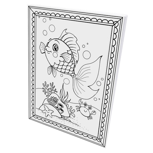 Washable Art Fish Colouring Protective Mat