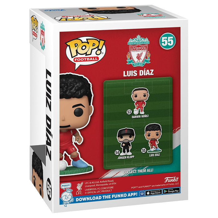 Funko Pop! Football: Liverpool FC: Luis Diaz Vinyl Figure #55