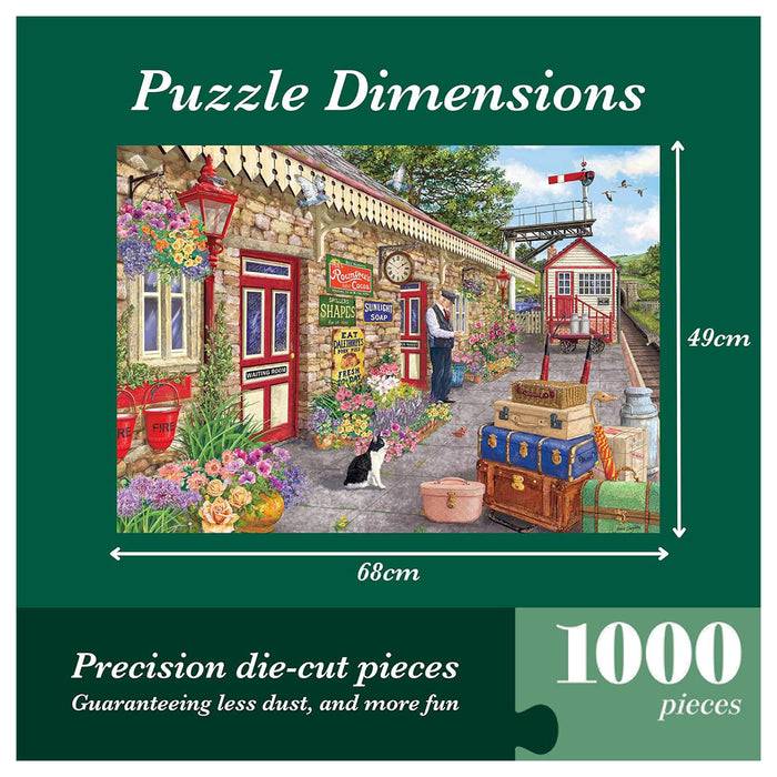 Falcon de luxe Station Blooms 1000 Piece Jigsaw Puzzle