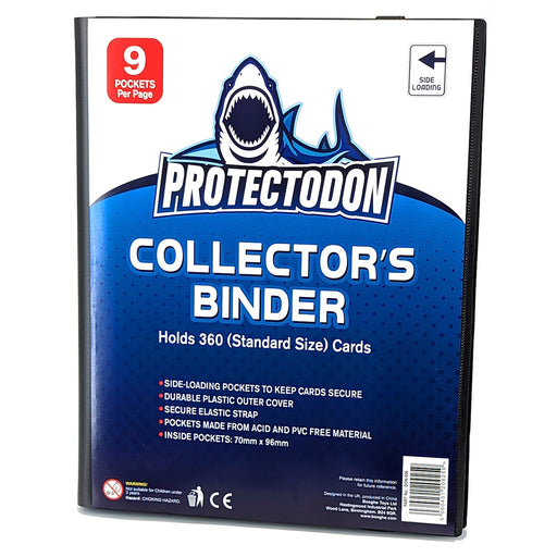 Trading Card 9-Pocket Side-Loading Collector’s Binder Protectodon      