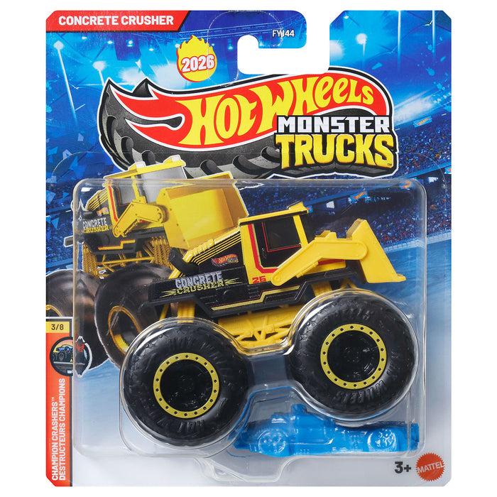 Hot Wheels Monster Trucks Champion Crushers: Concrete Crusher 3/8