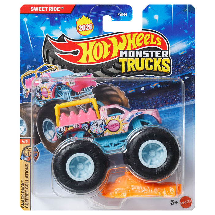 Hot Wheels Monster Trucks Snack Pack: Sweet Ride Truck 4/5