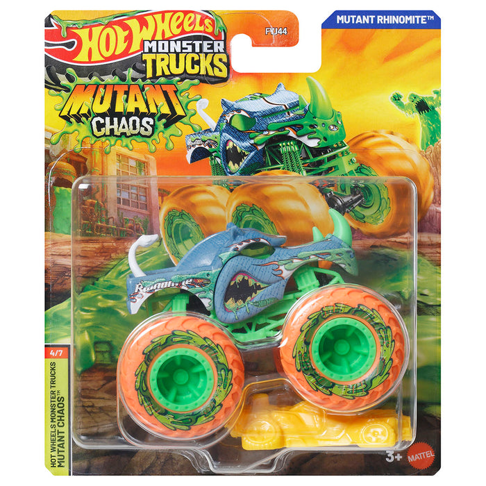 Hot Wheels Monster Trucks Mutant Chaos Rhinomite Truck