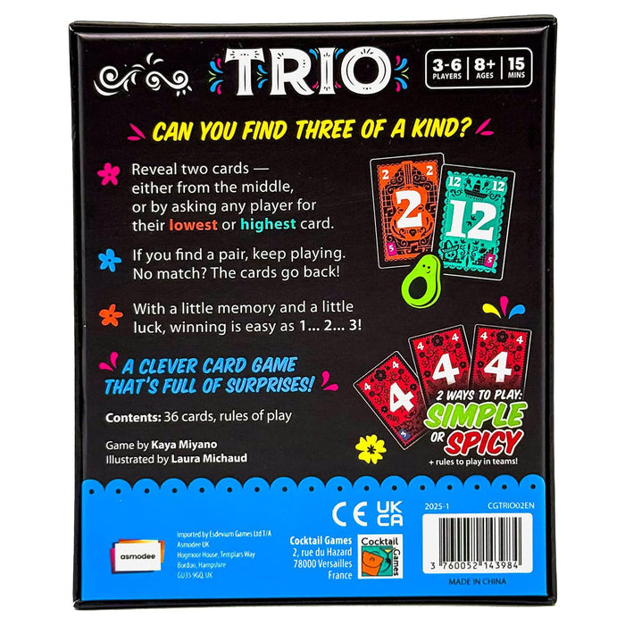 Trio Card Game