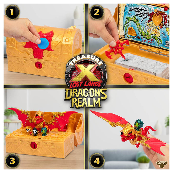 Treasure X Lost Lands Dragons Realm: Mystery Dragon Chest Playset (styles vary)