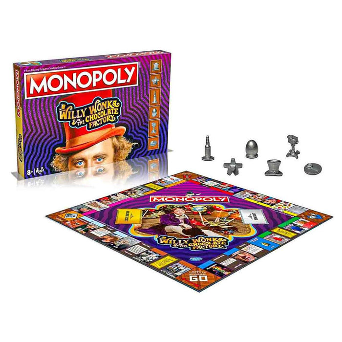 Monopoly Board Game Willy Wonka and The Chocolate Factory Edition
