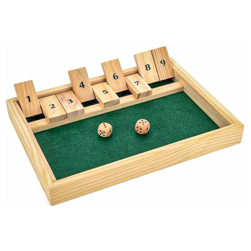 Toyrific Shut the Box Traditional Game