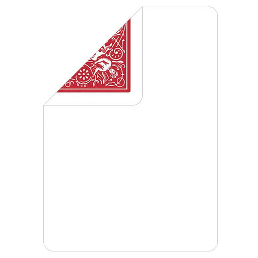 Bicycle Blank Face Magic Deck Standard Playing Cards Red