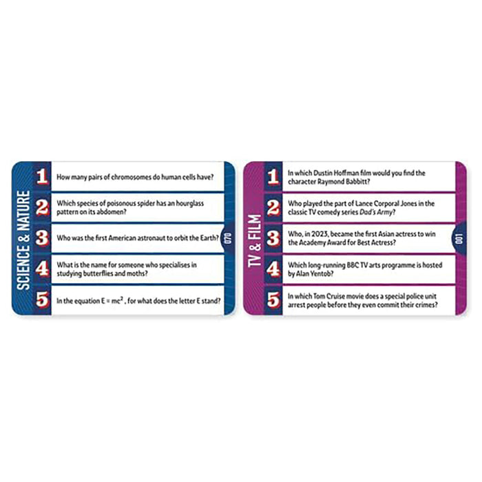 Host Your Own Pub Quiz Trivia Game