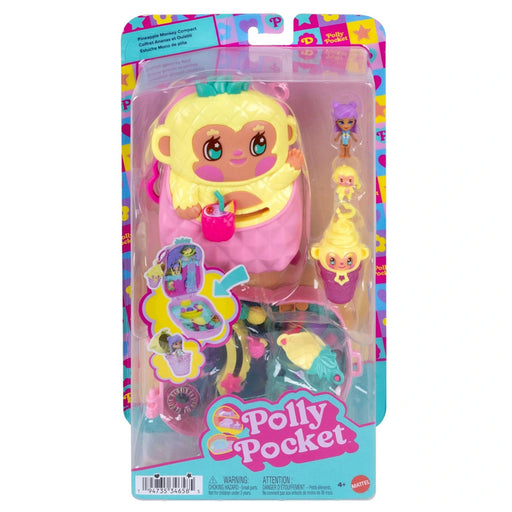 Polly Pocket Pineapple Monkey Compact Playset