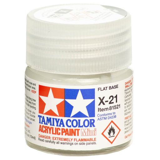 Tamiya Color Acrylic Paint Mini X-21 Flat Base