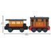 Thomas & Friends Toby & Henrietta Deluxe Metal Engine and Passenger Coach