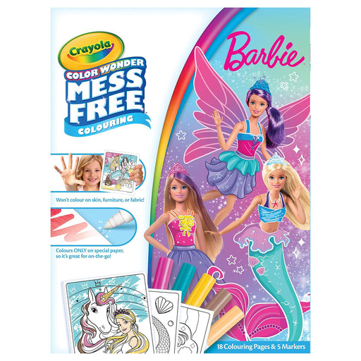 Crayola Color Wonder Mess Free Colouring Barbie