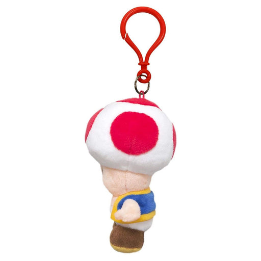 Super Mario Toad Plush Keychain