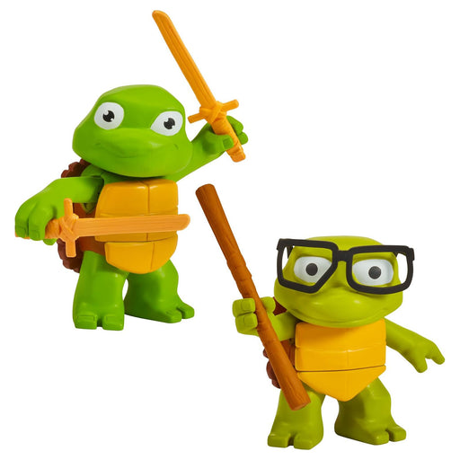 Teenage Mutant Ninja Turtles: Mutant Mayhem: Turtle Tots Leo & Donnie Figures