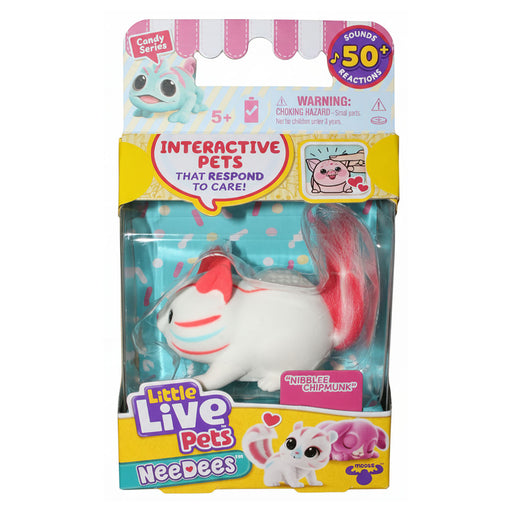 Little Live Pets NeeDees Nibblee Chipmunk Interactive Pet