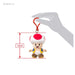 Super Mario Toad Plush Keychain