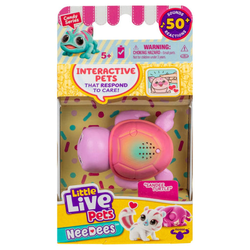 Little Live Pets NeeDees Candy Series Sandee Turtle Interactive Pet