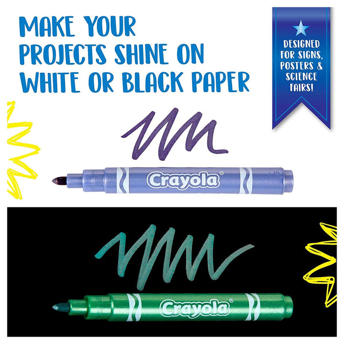 Crayola Metallic Markers (6 Pack)