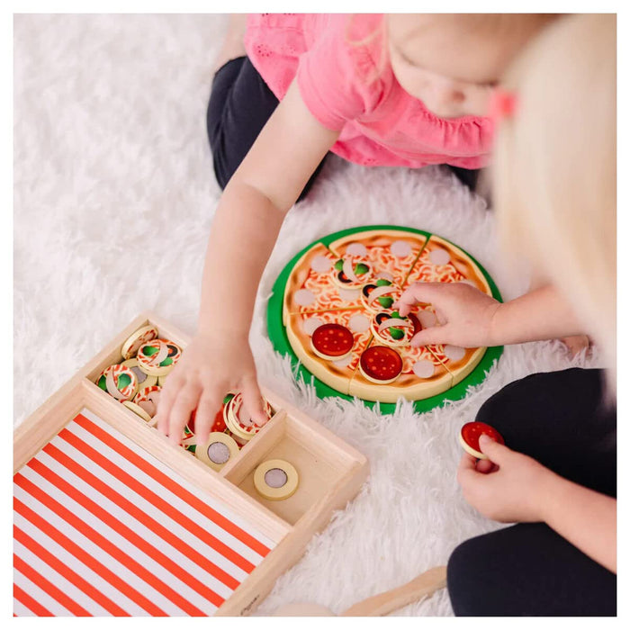 Melissa & Doug Wooden Pizza Party Set