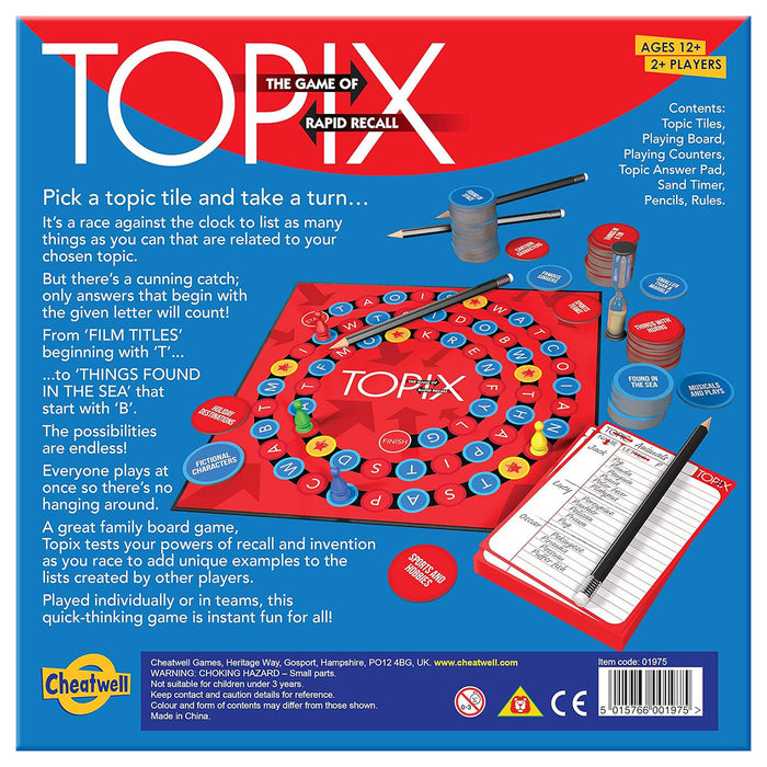 Topix Board Game