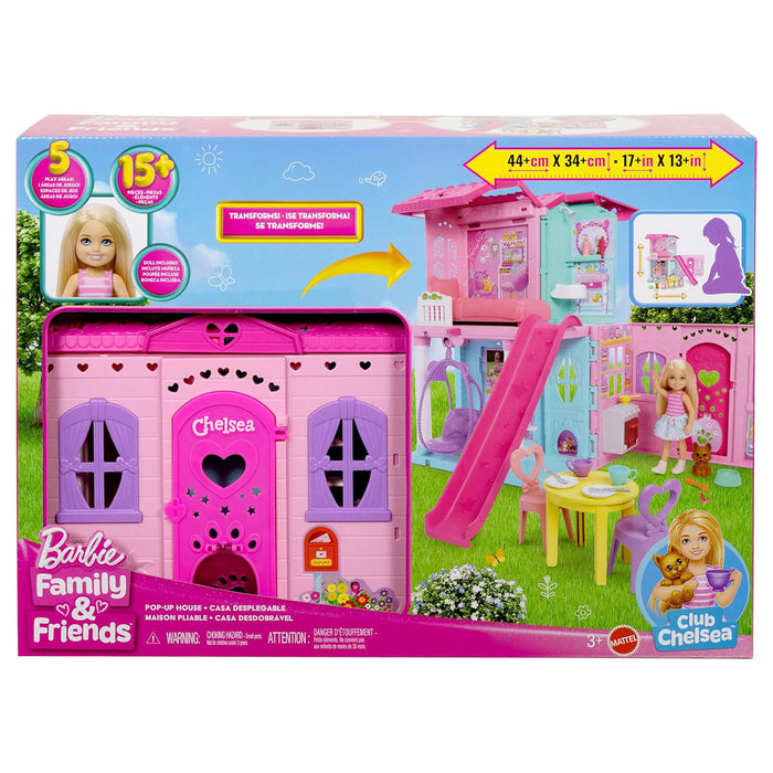 Barbie Chelsea Pop-Up House Playset