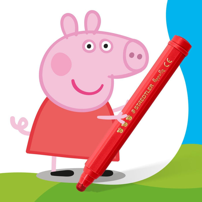 Staedtler Peppa Pig Noris Junior Fibre-Tip Pens (12 Pack)