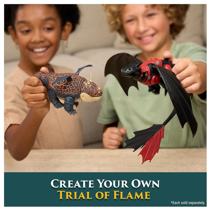 How to Train Your Dragon Trial of Flame Blazing Battles Catapault Blast Gronckle Playset