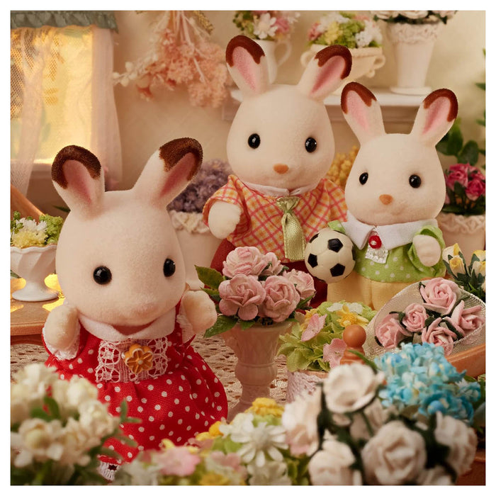 Sylvanian Families Chocolate Rabbit Family Figures