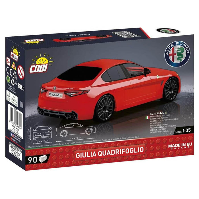 COBI Alfa Romeo Red Gulia Quadrifoglio Building Set