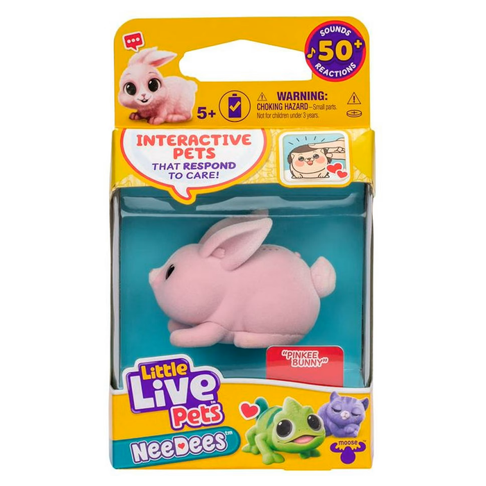 Little Live Pets NeeDees Pinkee Bunny Interactive Pet