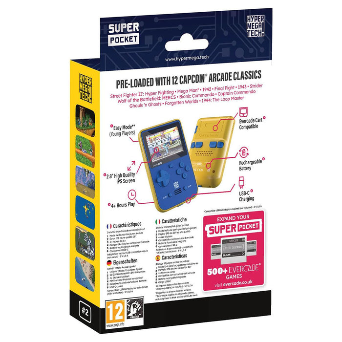 Evercade Capcom Edition Super Pocket Gaming Device