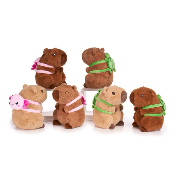 Capybara with Backpack 25cm Plush (styles vary)