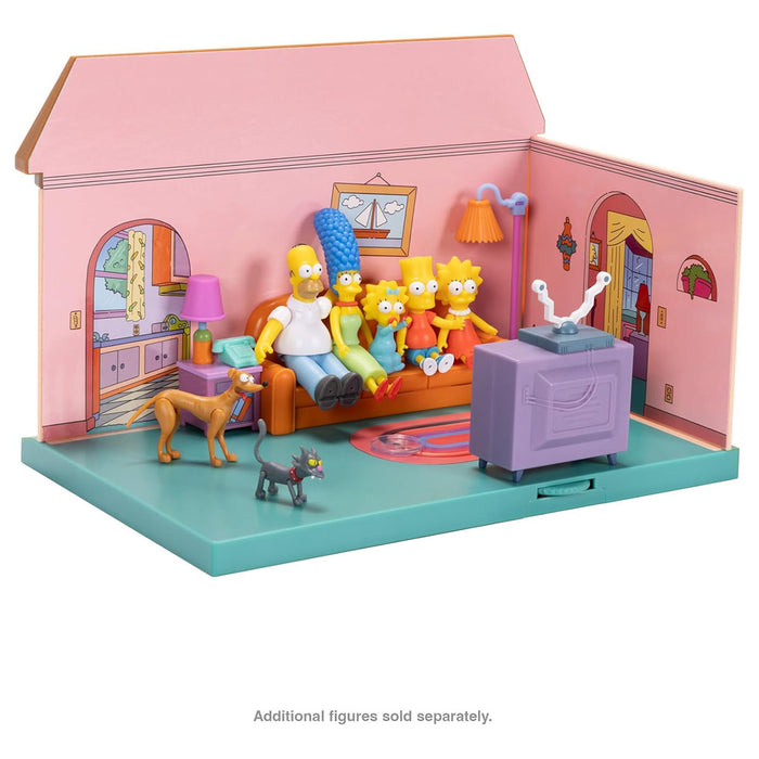 The Simpsons Living Room Diorama with Homer Figure