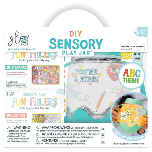 Glo Pals DIY Sensory Play Jar ABC Theme Set