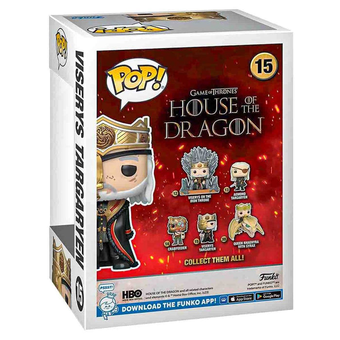 Funko Pop! Game of Thrones: House of the Dragon: Day of the Dragon: Viserys Targaryen with Chase Vinyl Figure #15 