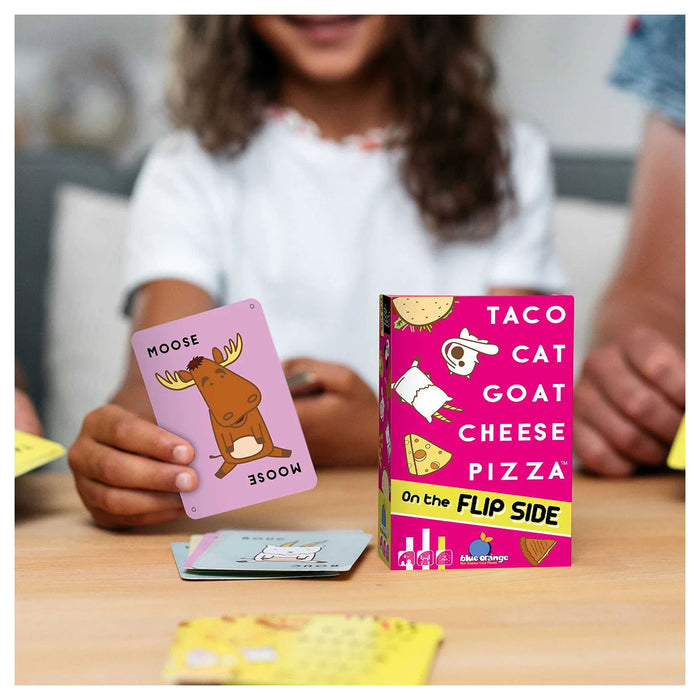 Taco Cat Goat Cheese Pizza: On the Flip Side Card Game
