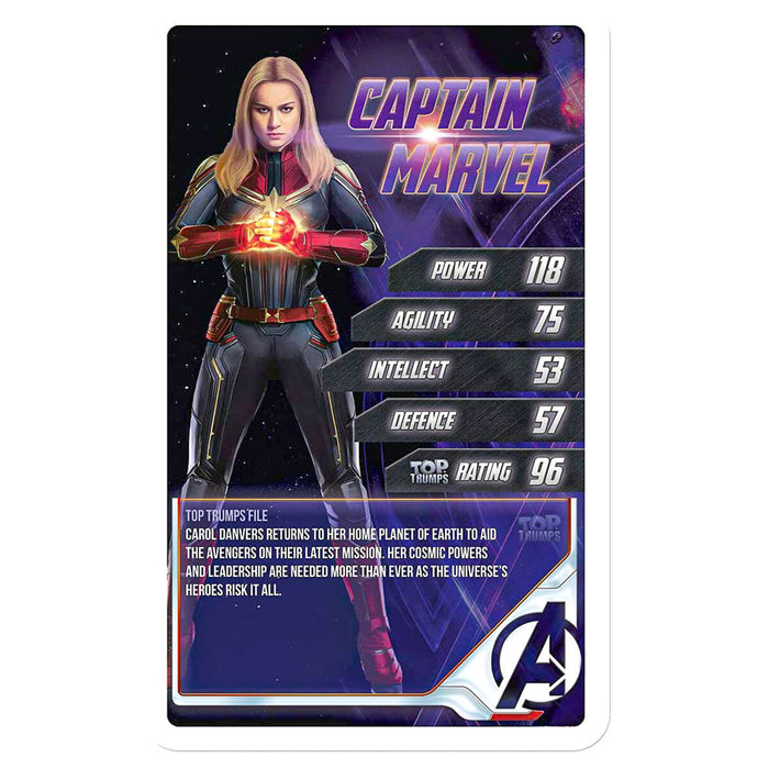 Marvel Avengers Endgame Top Trumps Card Game