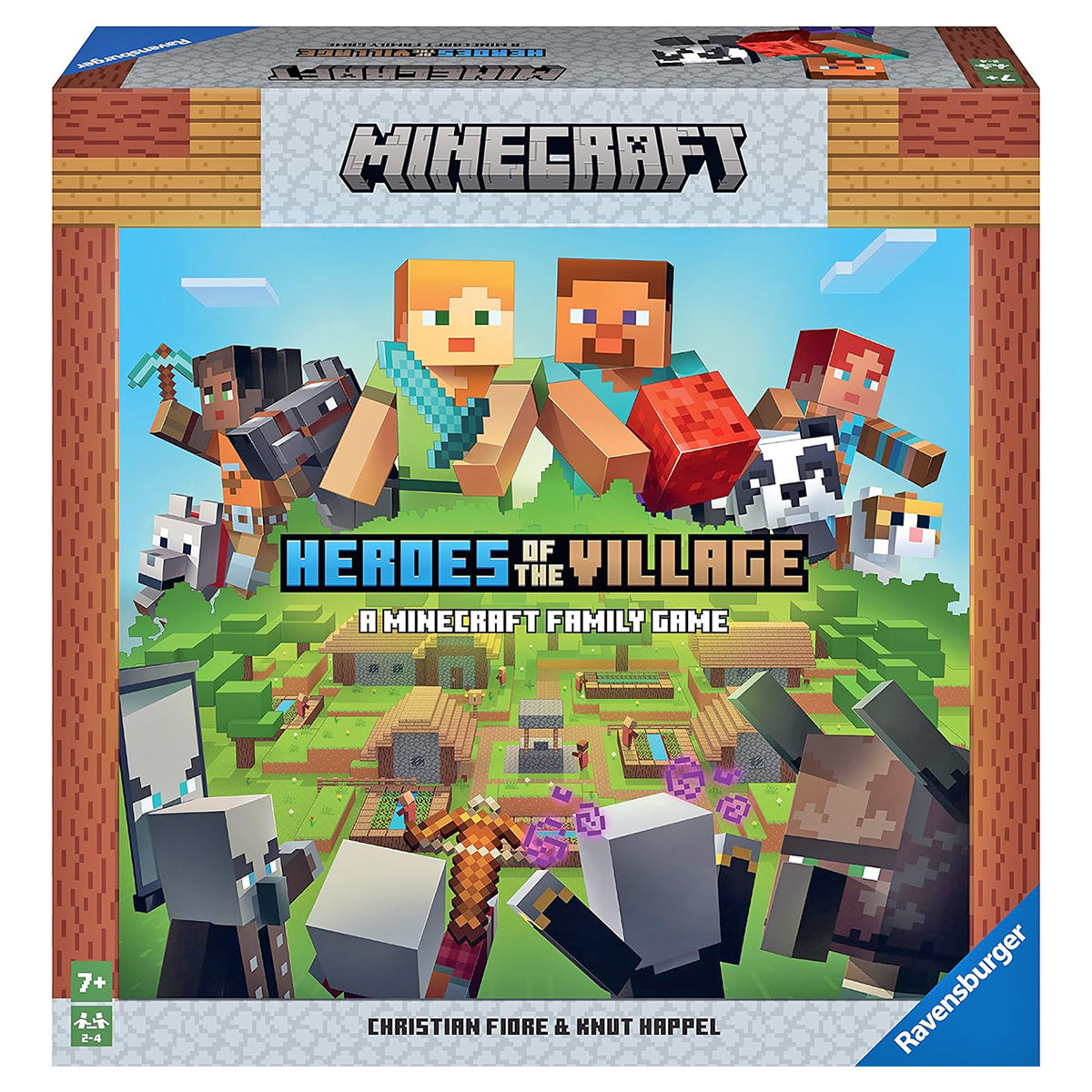 Ravensburger Minecraft Heroes of the Village Jeu de société Comneuf Ravensburger Minecraft Heroes of the Village Jeu de société Comneuf