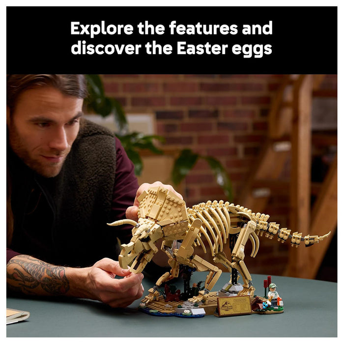 LEGO Jurassic World Triceratops Fossil Set