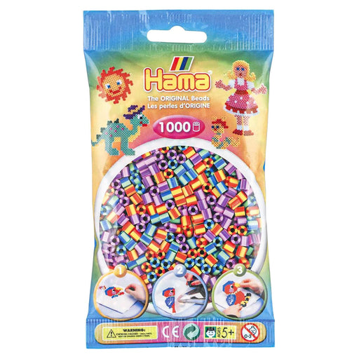 Hama Midi Beads Stripes 1000 Piece Pack