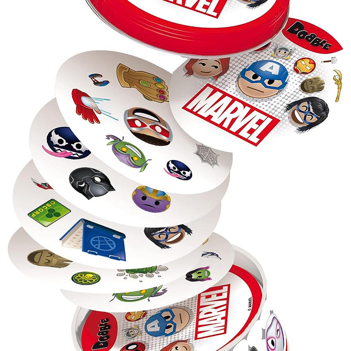 Dobble Marvel Emoji Card Game