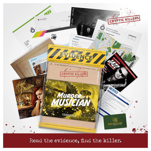Cryptic Killers: Murder of a Musician Case File Game