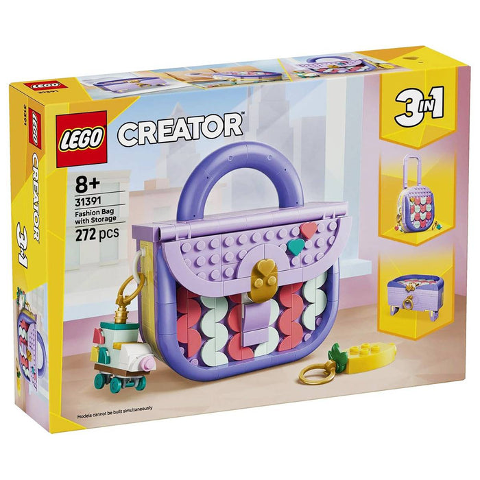 LEGO Creator 3 in 1 Fashion Bag with Storage Building Set